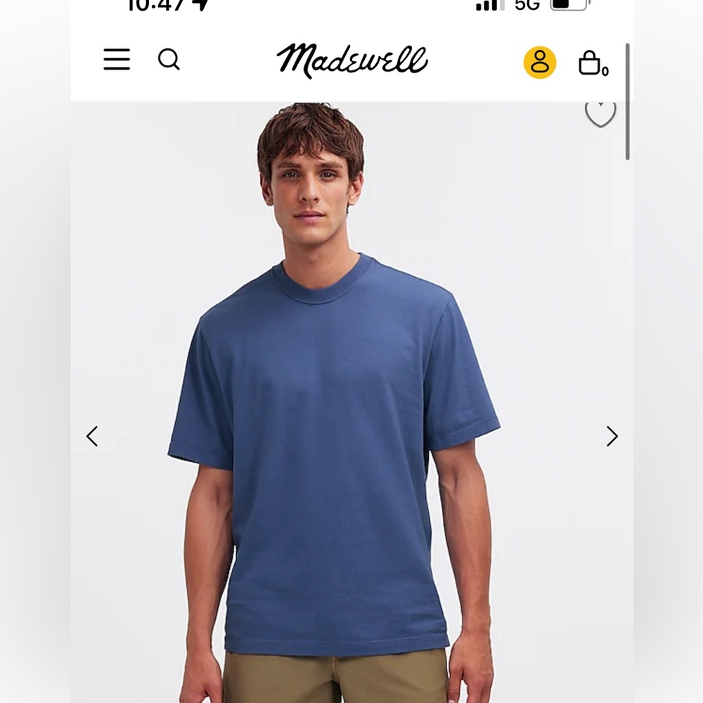 Madewell Relaxed Tee. BRAND NEW!! Unwashed and unworn.